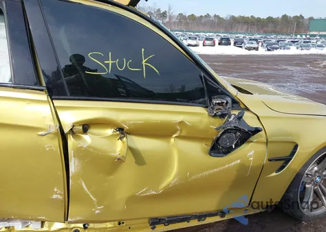 2016 BMW M3 z USA, uszkodzony, nr VIN WBS8M9C54G5D30672